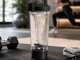 Electric USB Shaker with Magnetic Phone Holder, 700ml, Black