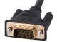 VGA to HDMI Cable 1.3 m, Full HD 1080p, Gold-Plated Connectors, Black