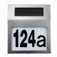 Maclean MCE172 LED Solar Lamp with House Number