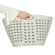Collapsible Laundry Basket with Handles, Grey