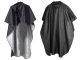 Universal Hairdressing Cape, Black/Silver