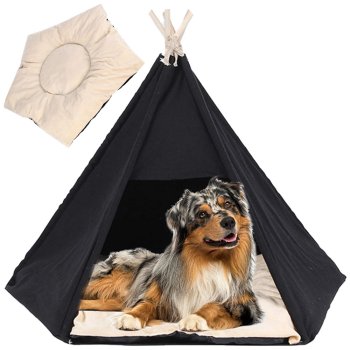 Tipi tent house and bed for dogs and cats