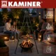 Kaminer Tripod Garden Grill with Fire Pit 167x58 cm