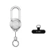 Tech-Protect ATH02 UrbanLoop Retractable Cable Holder - Silver