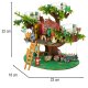 Creative Treehouse Building Kit with Plant Growing and Figurines