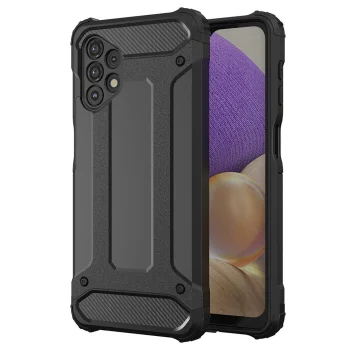 Rugged Case for Samsung Galaxy A73 Hybrid Armor, Black