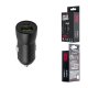 Maxlife MXCC-04 Quick Car Charger USB Type C + USB 20W, Black