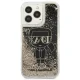 Karl Lagerfeld Liquid Glitter Gatsby Case for iPhone 13 Pro Max, Black