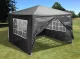MultiGarden Garden Pavilion Tent 3x3 m with 4 Walls, Grey