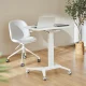 Maclean MC-453W Mobile Laptop Desk, 80x52cm, White