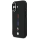 BMW M Silicon Tricolor Line MagSafe Phone Case Cover iPhone 17 - Black