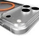 Puro iPhone 17 Pro Case Lite Mag, Transparent with Orange Ring