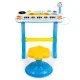 Multistore HC490441 Kids Keyboard Piano with Microphone & Stool, Blue