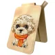 Nimmy New Big-Eye Cute Pets 2.0 Dog Magnetic Wallet with Stand Brown