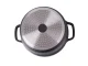 Casserole Pot with Non-Stick Coating and Lid, 4L, Induction/Gas, Black