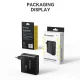 GaN Wozinsky CGWCB 140W Wall Charger 3 x USB-C / 2 x USB-A - Black