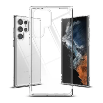 Samsung Galaxy S22 Ultra 5G (SM-S908) Ringke Fusion Matte Cover TPU Case, Transparent