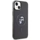 Karl Lagerfeld iPhone 15 Plus Case IML KC Glitter MagSafe, Black