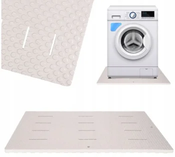 Anti-Vibration Mat for Washing Machine, Sound Absorbing, 85 × 60 × 2 cm
