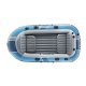 Intex Excursion 4 Inflatable Boat 4-Person Set with Oars Pump 66324