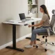 ModernHome Electric Height Adjustable Desk 140x70 cm, 76-121 cm