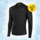 4Fizjo Unisex Long Sleeve Thermal Shirt, Black, Size L