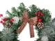Christmas garland decoration door wall
