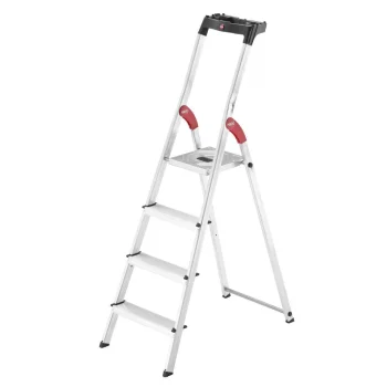 Hailo L60 StandardLine 4 Step Aluminium Stepladder