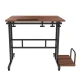 Maclean Mobile Ergonomic Desk, Black, 80x60cm, MC-124 B