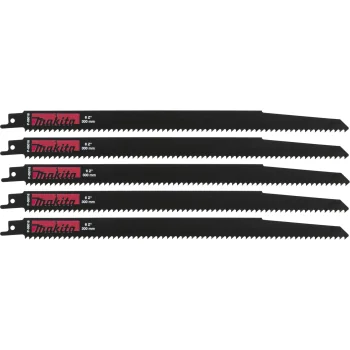Reciprocating Saw Blade Set Makita P-05016 300 mm, 6 TPI, 5 pcs