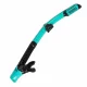 Panoramic Snorkel Set with Dry Top Tube, Blue-Black