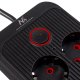 Maclean MCE389 B Power Strip, 6 Outlets, 4xUSB, 1xUSB-C, 1.5m, Black