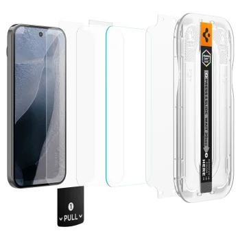 Spigen Glas.tR EZ Fit Pro Screen Protector for Google Pixel 11 / 11 Pro (2-Pack)