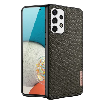 Dux Ducis Fino Case for Samsung Galaxy A73 with Nylon Finish, Green