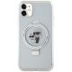 Karl Lagerfeld iPhone 11 / XR Case Ring Stand Karl & Choupette MagSafe, White