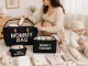 Mommy Bag 3in1 Diaper Bag with Organizer and Cosmetic Pouch, Black