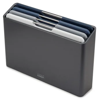 Joseph Joseph Folio Regular 4-Piece Chopping Board Set, Grey