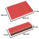 Foldable Camping Tourism Travel Picnic Foam Mat Rug, Red