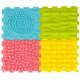 Montessori sensory puzzle foot massage mat, 8 pieces, pastel colors