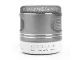 Wireless Portable Mini Bluetooth Speaker MP3 Radio FM USB MicroSD, Silver