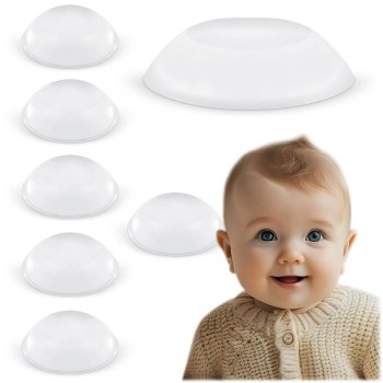 Ricokids Silicone Corner Protectors for Furniture RK-989, 6 Pack, Transparent