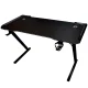 Gaming Desk with RGB LED Lighting and Holders 120x60 cm, Black