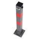 Multistore Folding Parking Barrier Post 60 cm with Key
