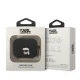 Karl Lagerfeld KLAPRUNIKK AirPods Pro cover black/black Silicone Karl Head 3D