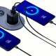 3mk Hyper GaN Charger 20W USB-C USB-A QC4+ PD PPS Wall Charger - Black