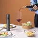 Electric Wine Corkscrew Set with Accessories, Black