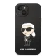 Karl Lagerfeld Silicone Ikonik Case for iPhone 14 Plus / 15 Plus - Black