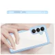 Outer Space Hybrid Case with Gel Frame for Samsung Galaxy S25, Blue