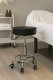 Adjustable Swivel Salon Stool with Wheels ModernHome, Black