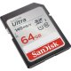 SanDisk Ultra SDXC Memory Card 64GB 140MB/s UHS-I Class 10, black